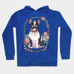 Floral Frenchie's Serenade Hoodie